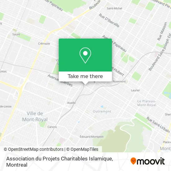 Association du Projets Charitables Islamique map