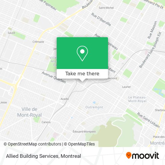 Allied Building Services map