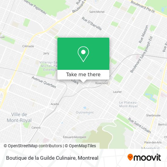 Boutique de la Guilde Culinaire map