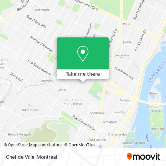 Chef de Ville map