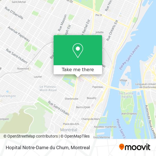 Hopital Notre-Dame du Chum map