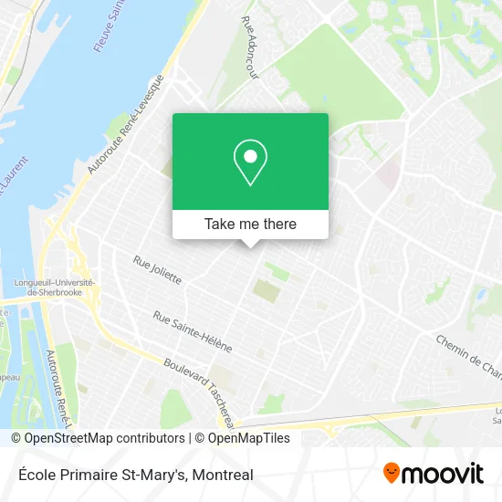 École Primaire St-Mary's map