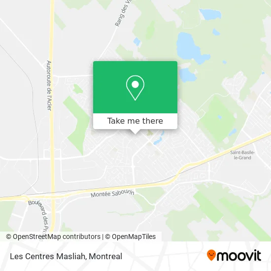 Les Centres Masliah map