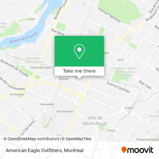 American Eagle Outfitters map