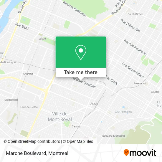 Marche Boulevard map