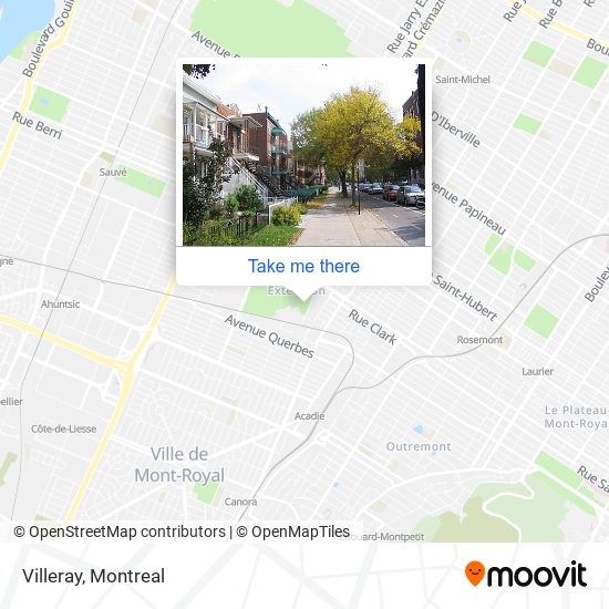 Villeray map