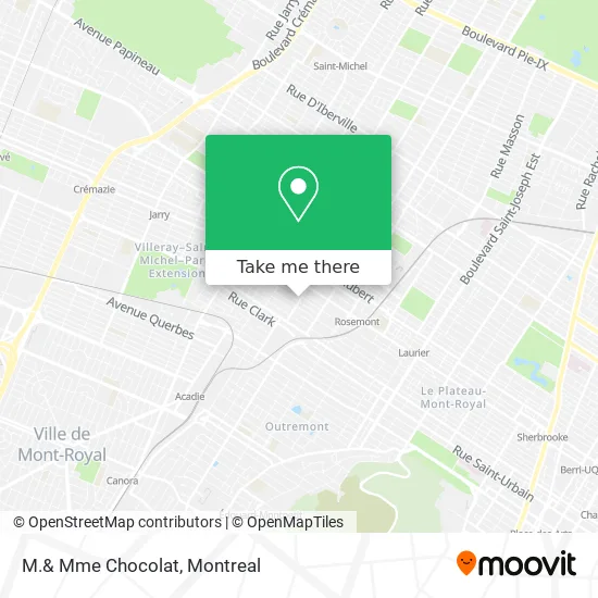 M.& Mme Chocolat map