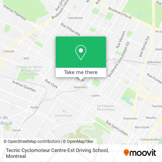 Tecnic Cyclomoteur Centre-Est Driving School map