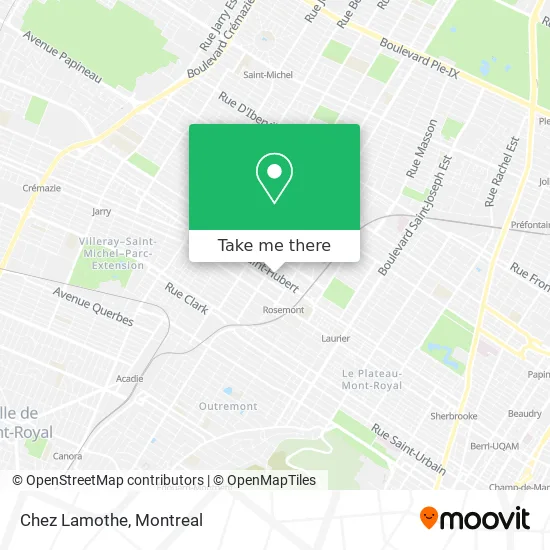 Chez Lamothe map