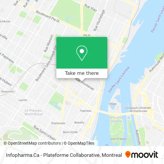 Infopharma.Ca - Plateforme Collaborative map