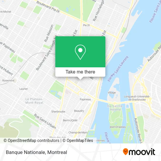 Banque Nationale map