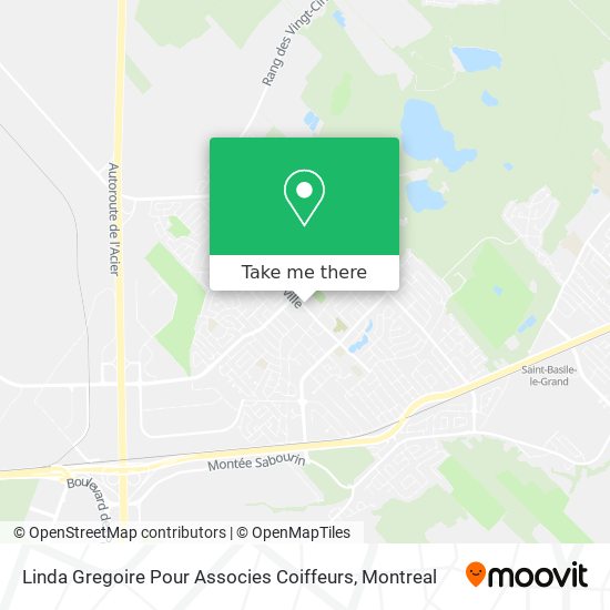 Linda Gregoire Pour Associes Coiffeurs map
