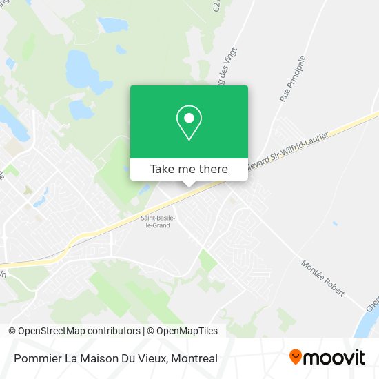 Pommier La Maison Du Vieux map