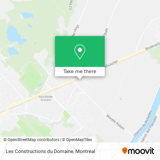 Les Constructions du Domaine map