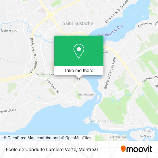 École de Conduite Lumière Verte map