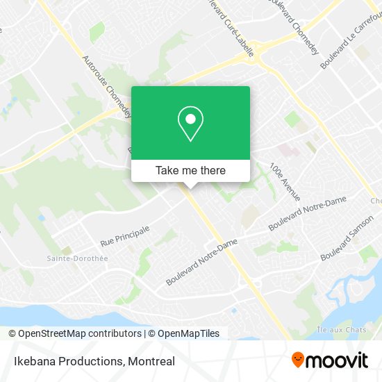 Ikebana Productions map