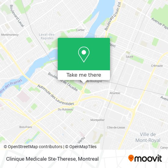 Clinique Medicale Ste-Therese map