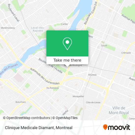Clinique Medicale Diamant map