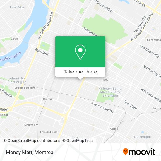 Money Mart map