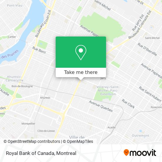 Royal Bank of Canada map