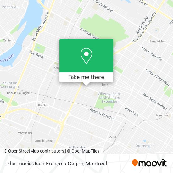 Pharmacie Jean-François Gagon map