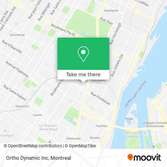 Ortho Dynamic Inc map