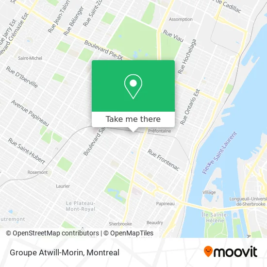 Groupe Atwill-Morin map