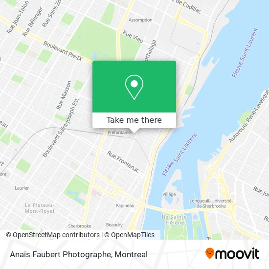 Anaïs Faubert Photographe map