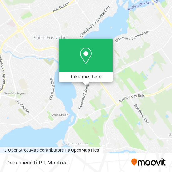 Depanneur Ti-Pit map