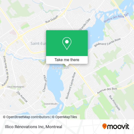 Illico Rénovations Inc map