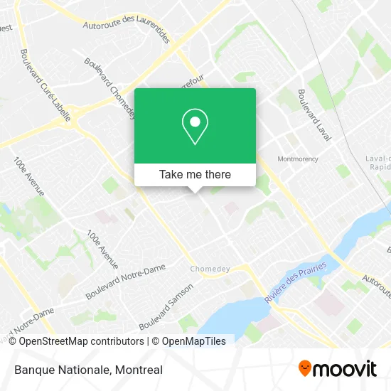 Banque Nationale map