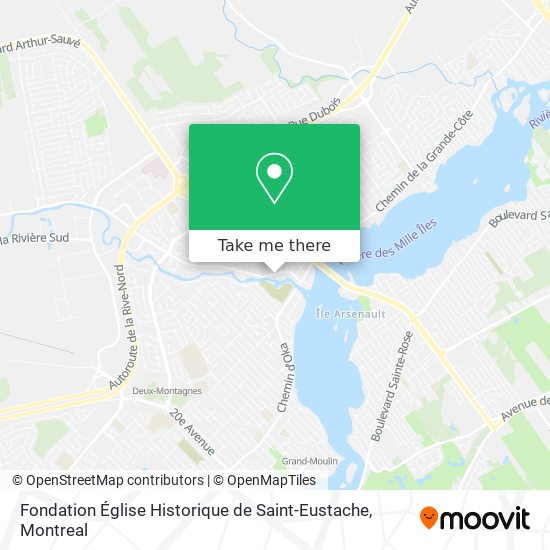Fondation Église Historique de Saint-Eustache map