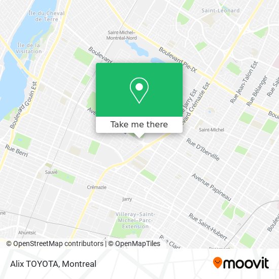 Alix TOYOTA map