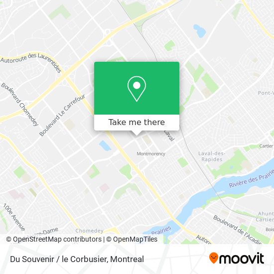 Du Souvenir / le Corbusier map