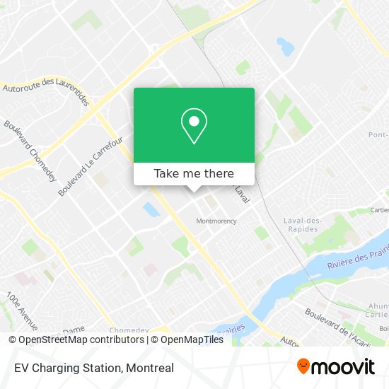 EV Charging Station map