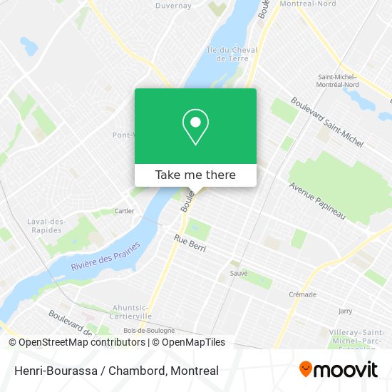 Henri-Bourassa / Chambord map
