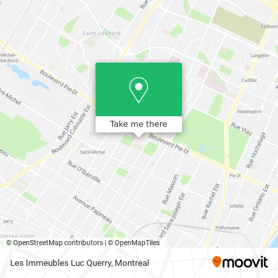 Les Immeubles Luc Querry map