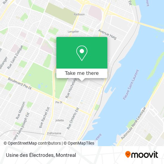 Usine des Électrodes map