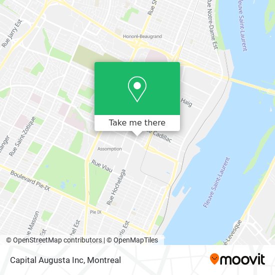 Capital Augusta Inc map