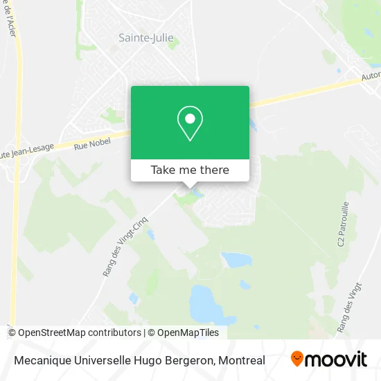 Mecanique Universelle Hugo Bergeron map