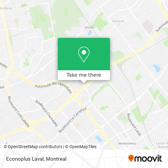 Econoplus Laval map