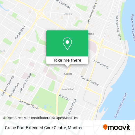 Grace Dart Extended Care Centre map