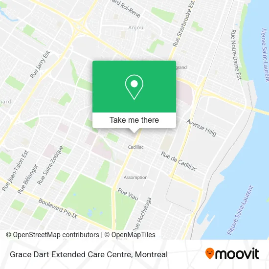 Grace Dart Extended Care Centre map