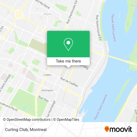 Curling Club map