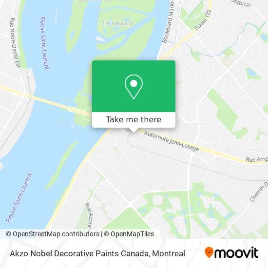 Akzo Nobel Decorative Paints Canada map