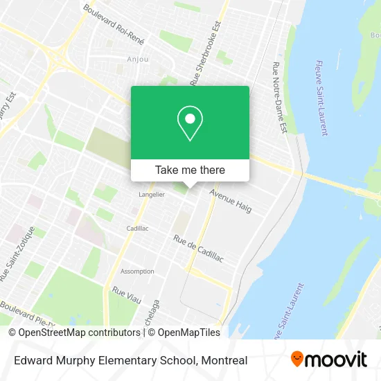 Edward Murphy Elementary School map