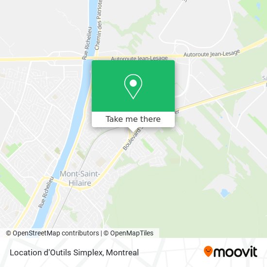 Location d'Outils Simplex map