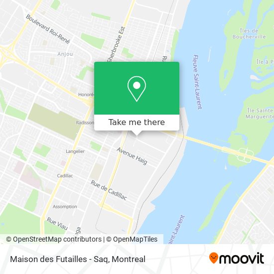 Maison des Futailles - Saq map