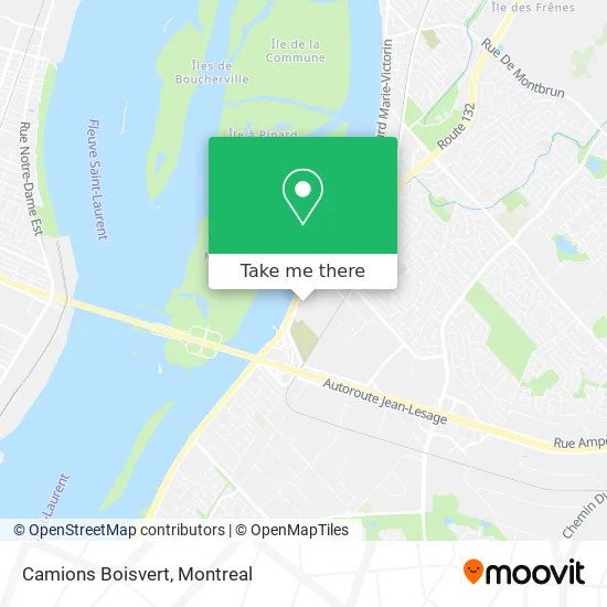 Camions Boisvert map