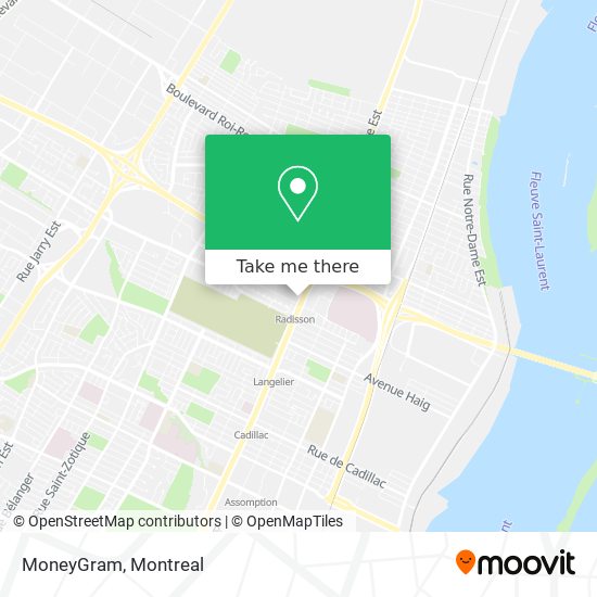 MoneyGram map